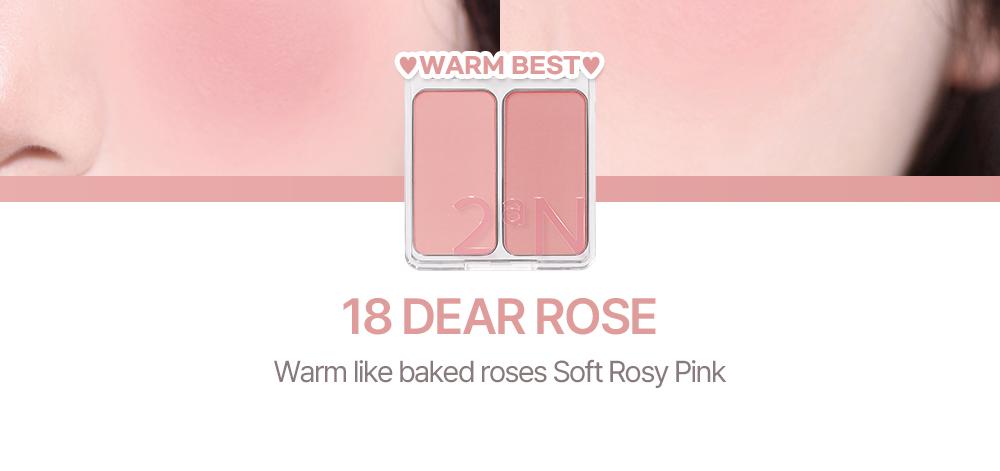 2aN Dual Color Face Blusher 4.5g, Korea Makeup
