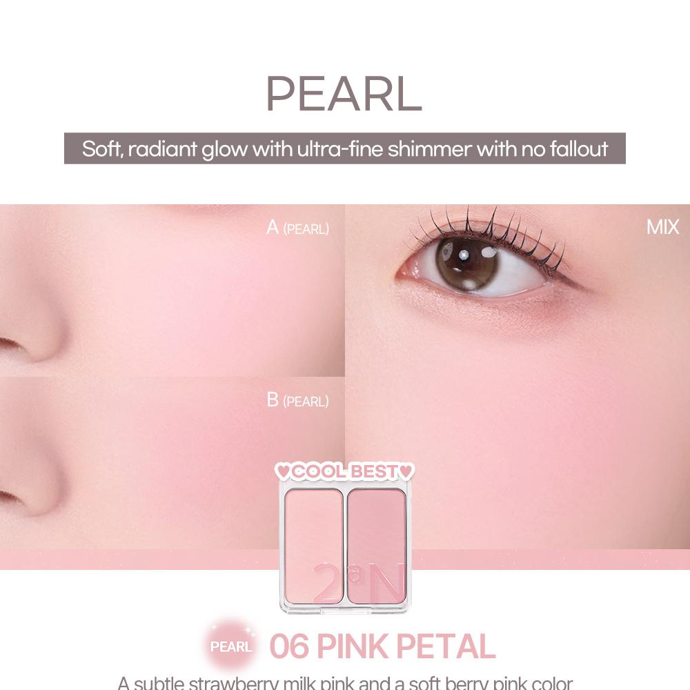 2aN Dual Color Face Blusher 4.5g, Korea Makeup