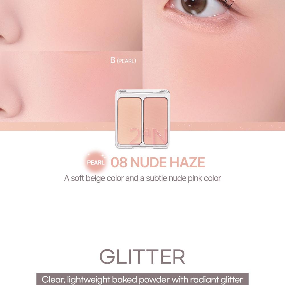 2aN Dual Color Face Blusher 4.5g, Korea Makeup