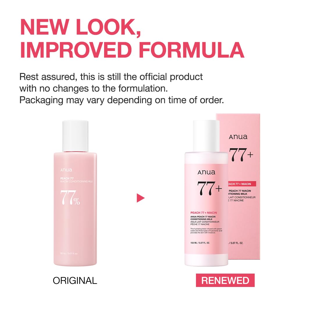 Anua Peach 77 Niacin Conditioning Milk 150ml | Korean Skincare