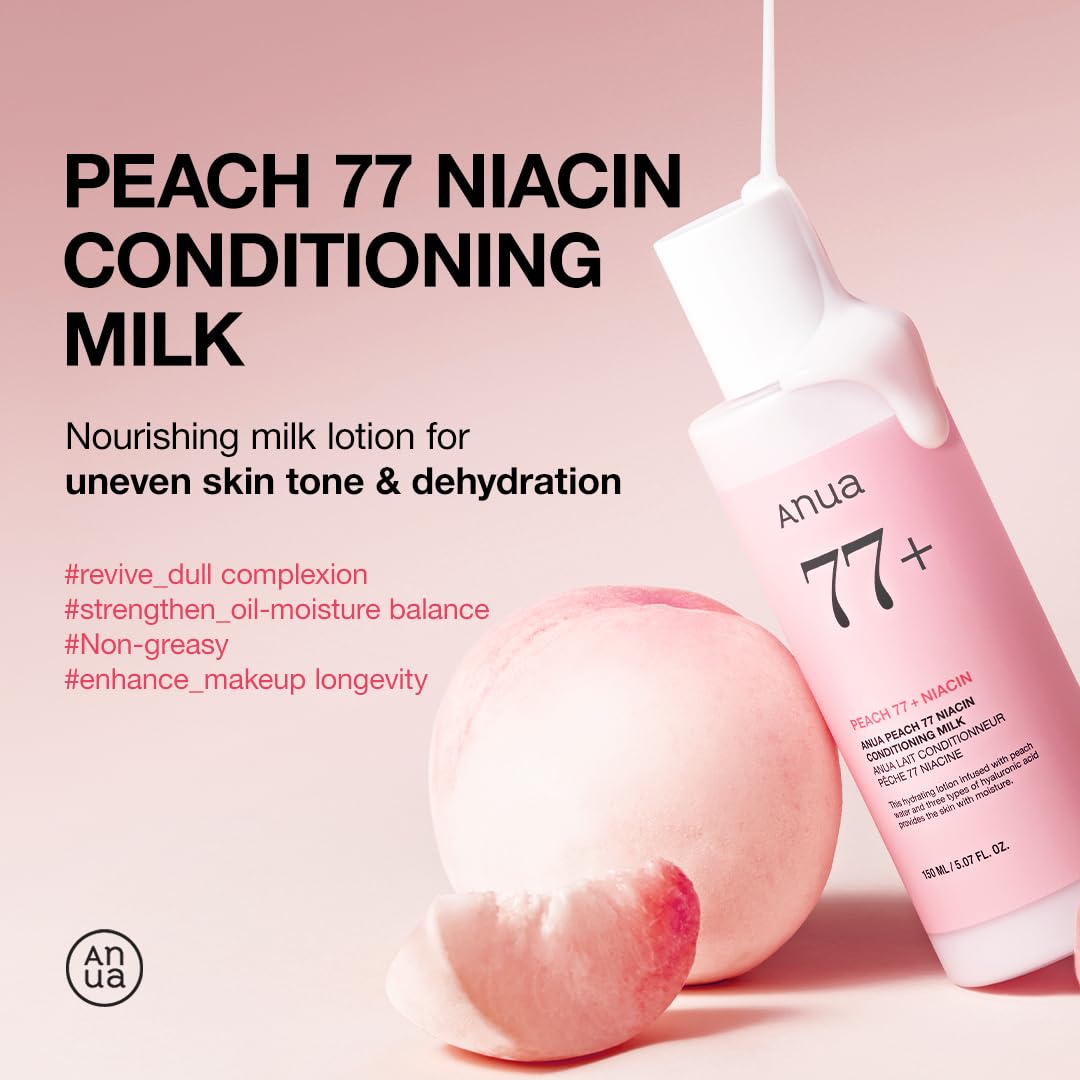 Anua Peach 77 Niacin Conditioning Milk 150ml | Korean Skincare
