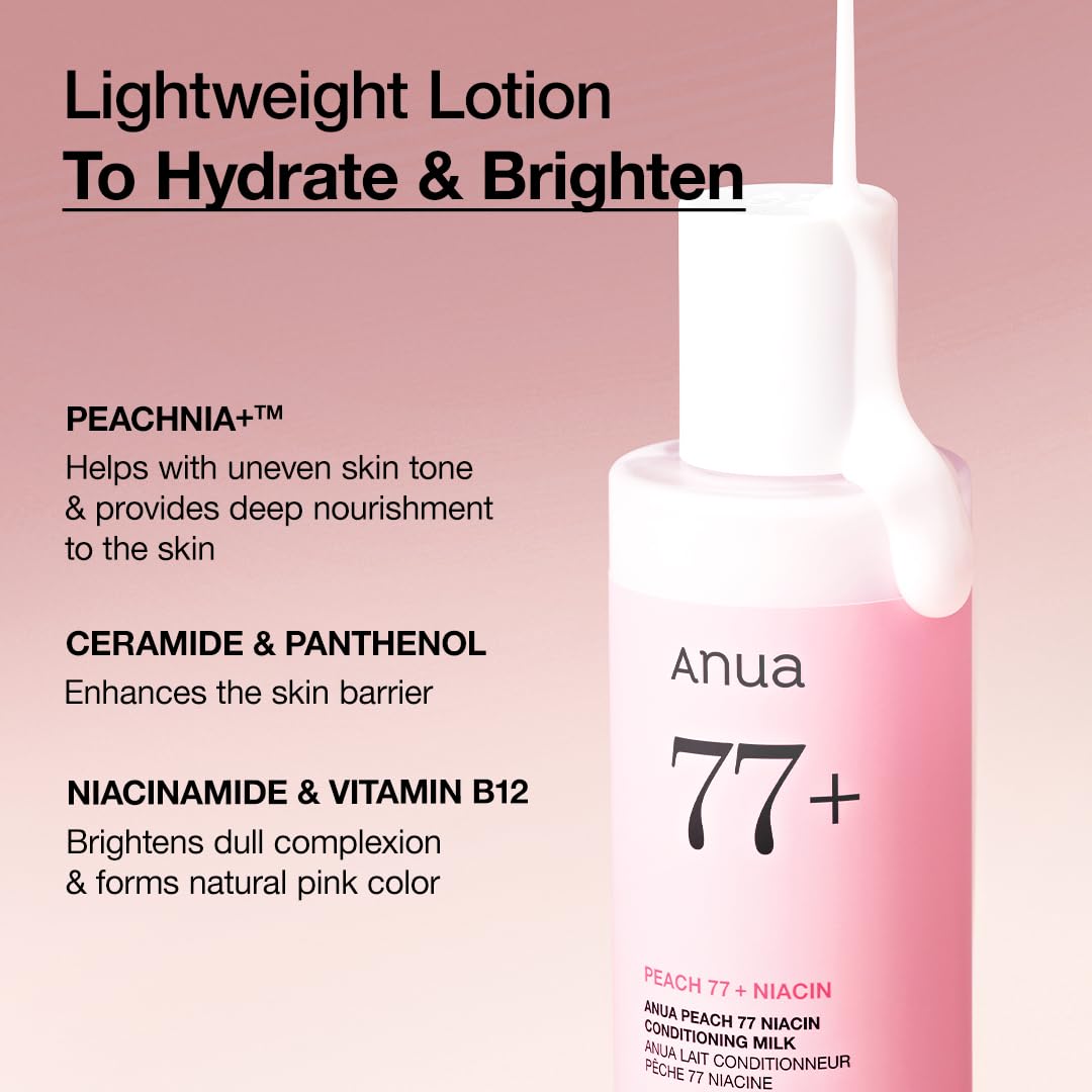 Anua Peach 77 Niacin Conditioning Milk 150ml | Korean Skincare