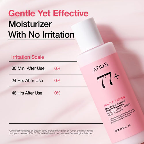Anua Peach 77 Niacin Conditioning Milk 150ml | Korean Skincare