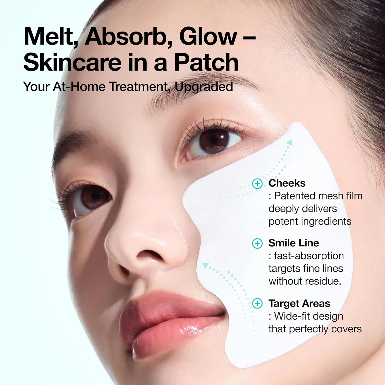Anua PDRN Collagen Melting Patch for Glass Skin | 2 Pairs x 4EA | Korean Skincare