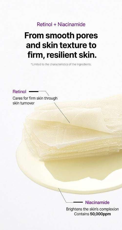 Anua Retinol Niacin Night Care Mask 24ml | Korean Skincare