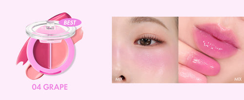 AMUSE SEOUL Lip and Cheek Healthy Balm 3g, Korean Makeup