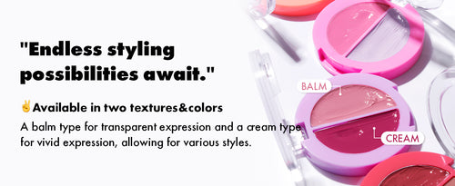 AMUSE SEOUL Lip and Cheek Healthy Balm 3g, Korean Makeup