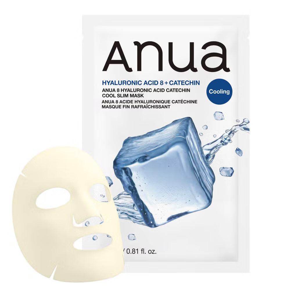 Anua 8 Hyaluronic Acid Catechin Cool Slim Mask 23ml | Korean Skincare