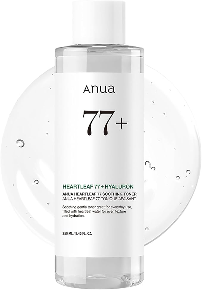 Anua Heartleaf 77 Soothing Toner 8.45 fl.oz/250ml,Korean Skincare