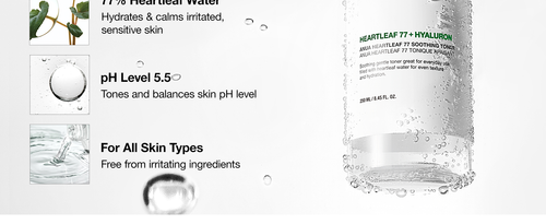 ANUA Heartleaf 77% Soothing Toner 250ml | Korean Calming Hydrating Toner