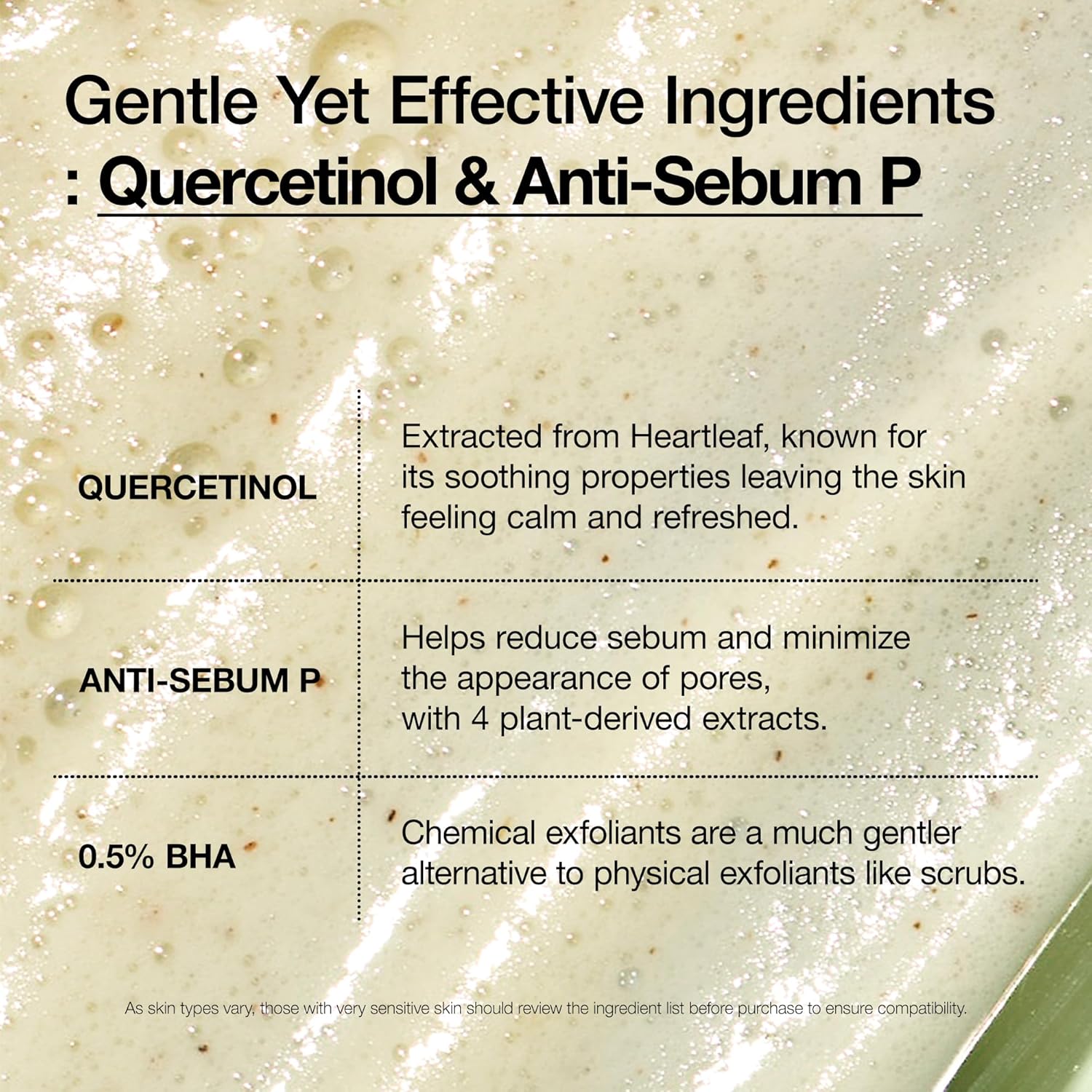 Anua Heartleaf Quercetinol Pore Deep Cleansing Foam 5.07 fl.oz.150ml / Korean Skincare