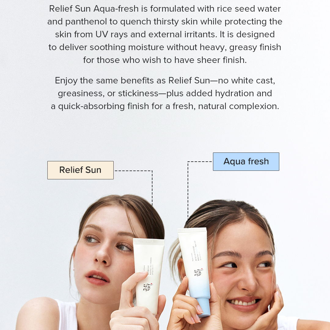 Beauty of Joseon Relief Sun Aqua-fresh Rice + B5 50ml SPF50+ PA++++ | Korean Sunscreen