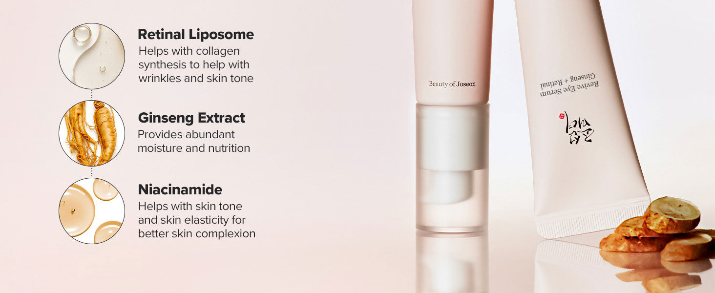 Beauty of Joseon Revive Eye Serum 1.01 fl.oz / 30ml Korean Skin Care