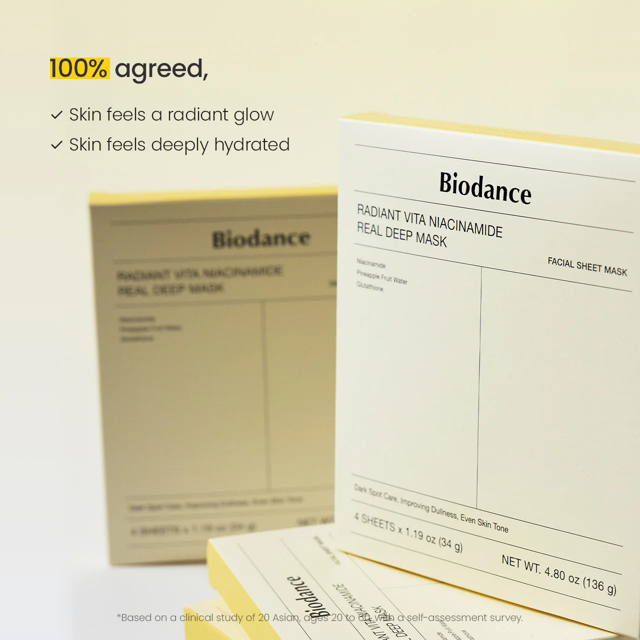 Biodance Bio-Collagen Real Deep Mask 34g x 4ea | Korean Skin Care