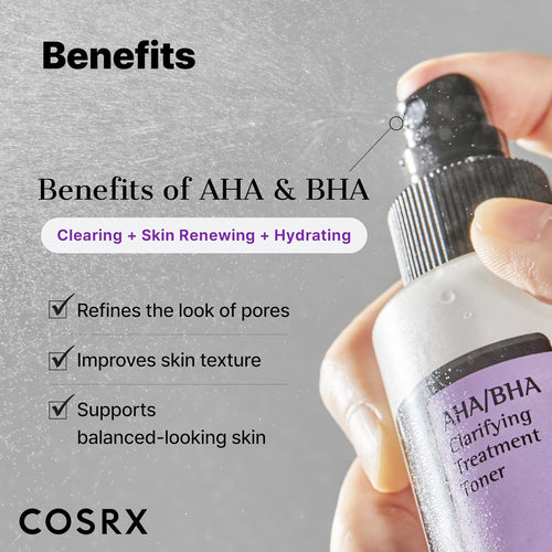 COSRX AHA/BHA Treatment Toner 5.07 fl.oz/ 150ml | Korean Skincare