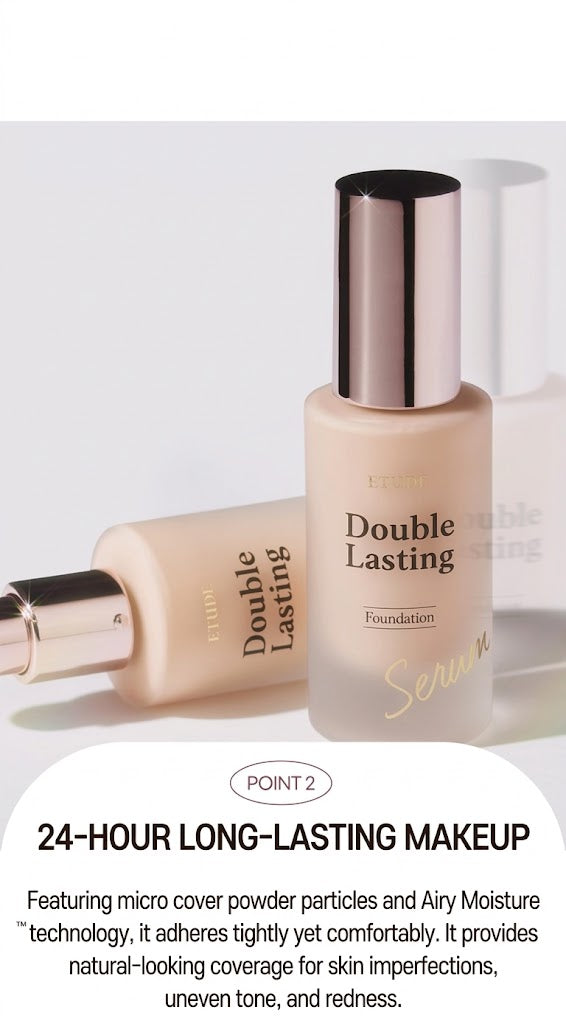 ETUDE Double Lasting Serum Foundation SPF25/PA++30g | Korean Makeup