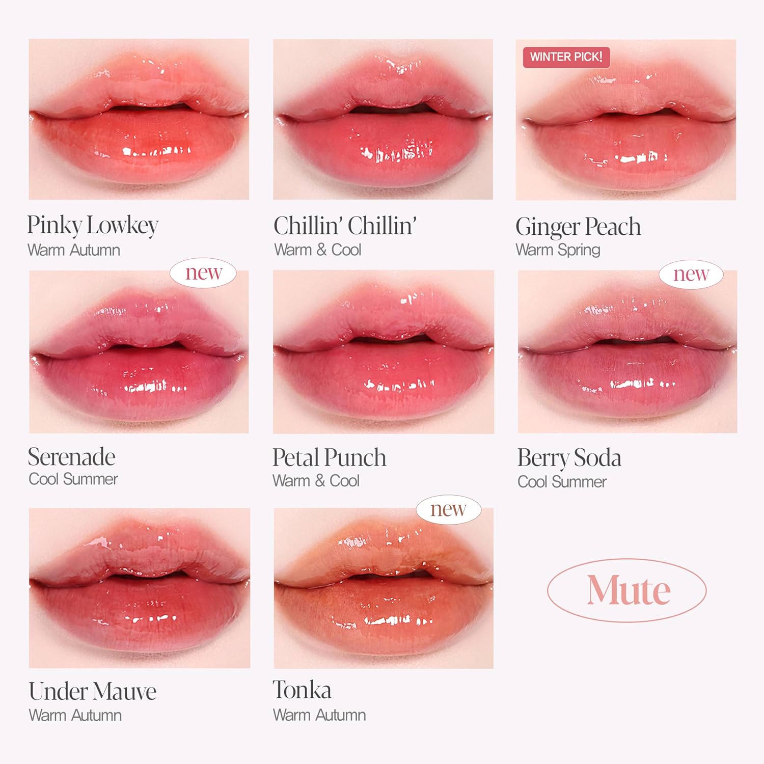 espoir Couture Lip Tint Glaze 5.5g, Korea Makeup