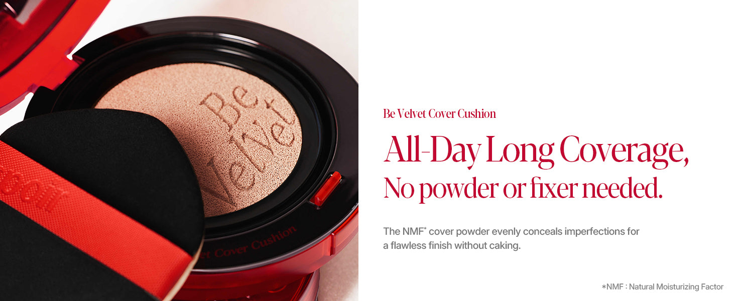 espoir Pro Tailor Be Velvet Cover Cushion SPF42 PA++ 13g+13g, Korean Makeup
