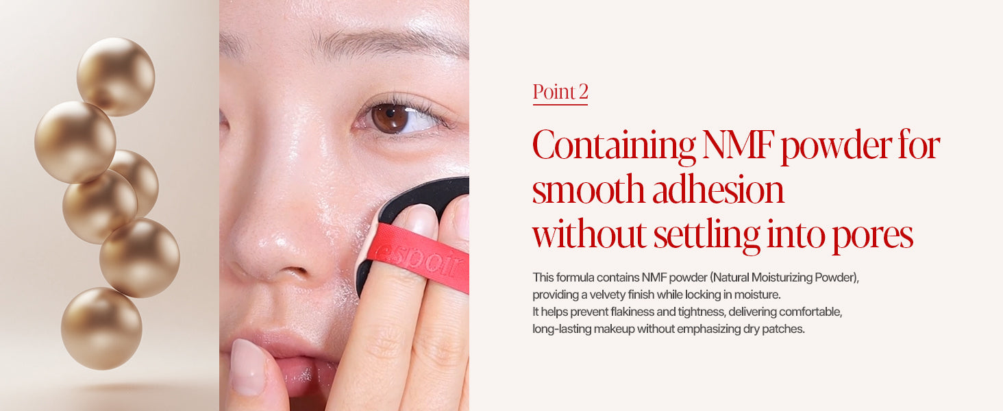 espoir Pro Tailor Be Velvet Cover Cushion SPF42 PA++ 13g+13g, Korean Makeup