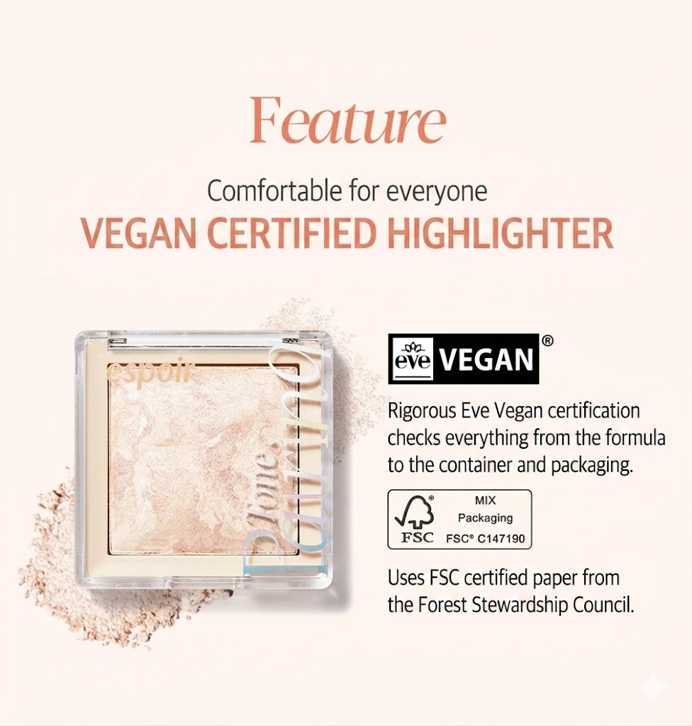 espoir Tone Pairing Highlighter 9.6g, Korean Makeup