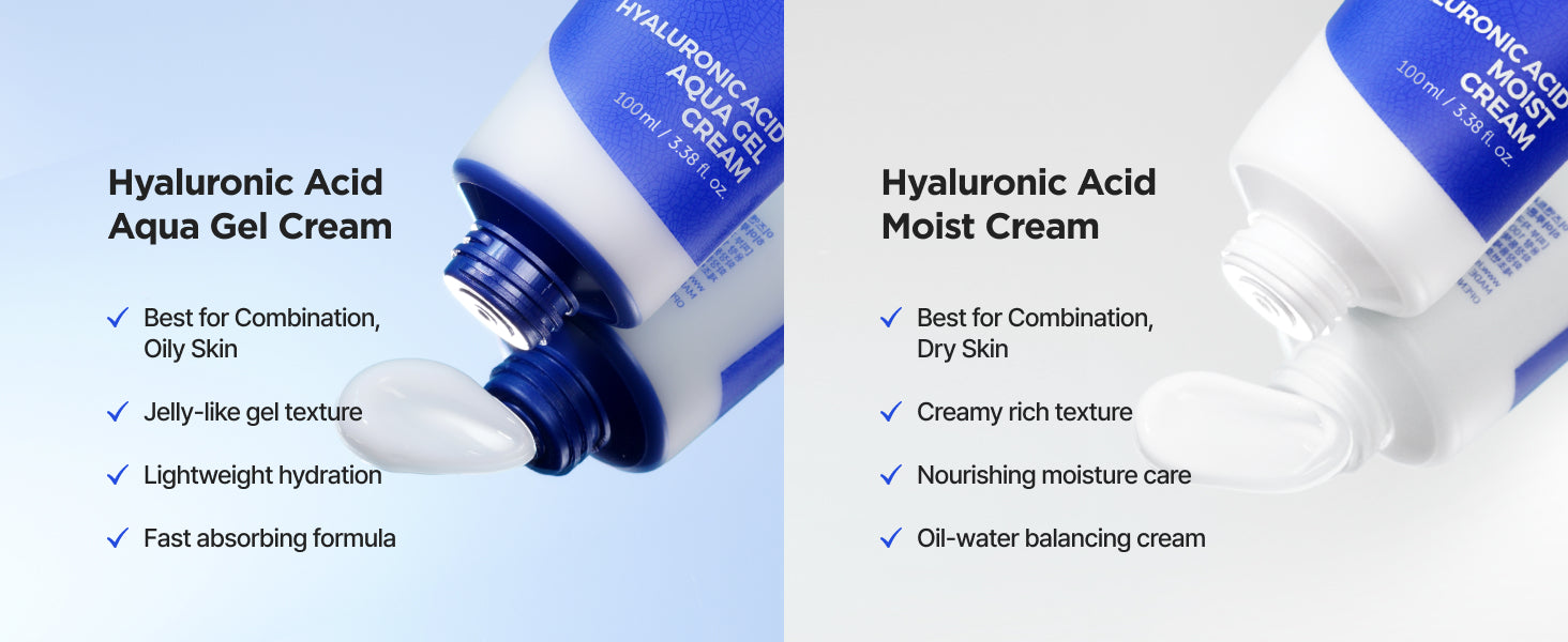 IsNtree Hyaluronic Acid Aqua Gel Cream 100ml, 3.38 fl oz | Korean Skincare