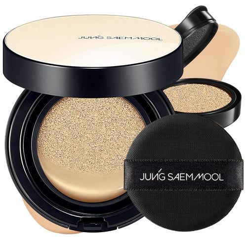JUNG SAEM MOOL Essential Skin Nuder Cushion  (Refill Included, 0.98 Fl Oz, SPF 50) | Korean Makeup