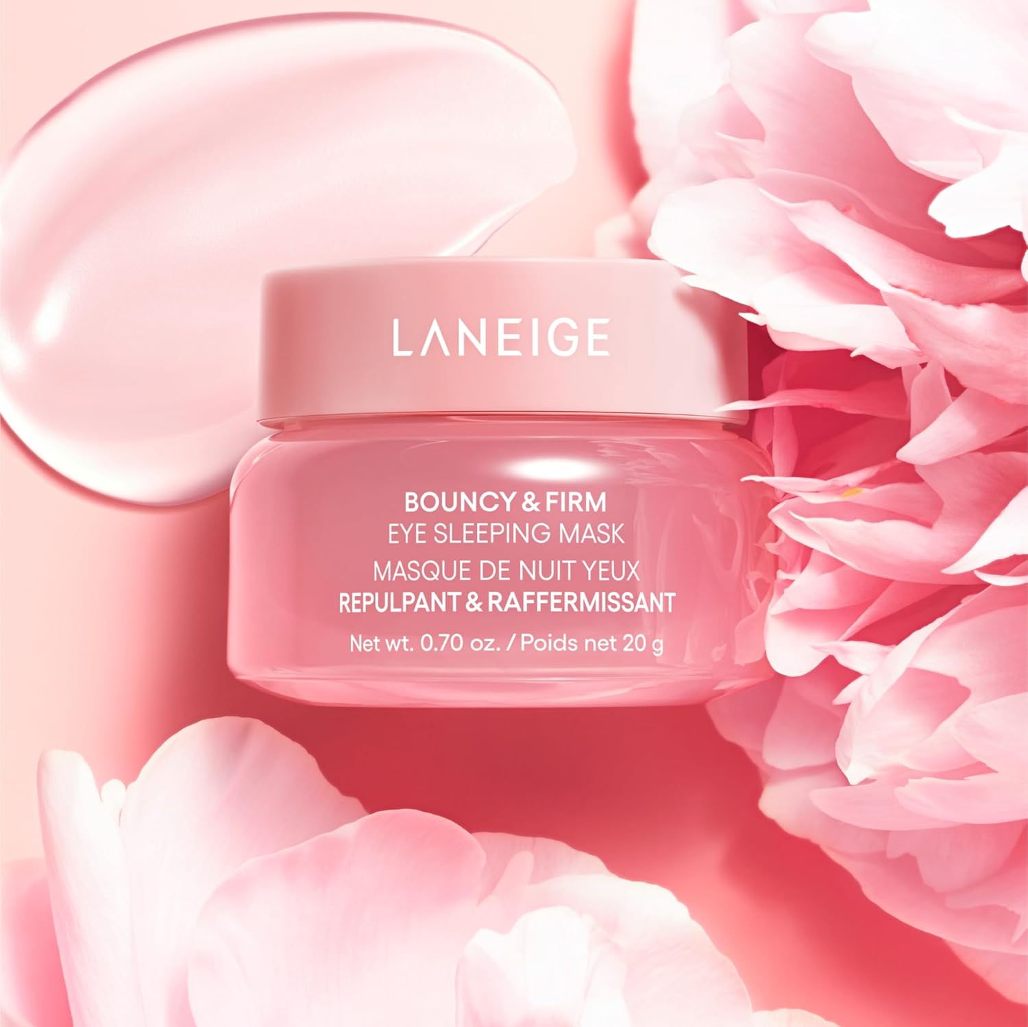 LANEIGE Bouncy & Firm Eye Sleeping Mask 20g, Korean Skin Care