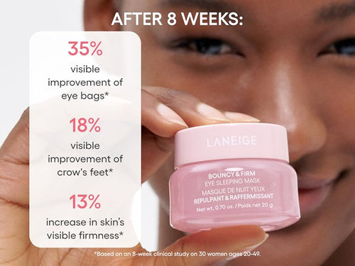 LANEIGE Bouncy & Firm Eye Sleeping Mask 20g, Korean Skin Care