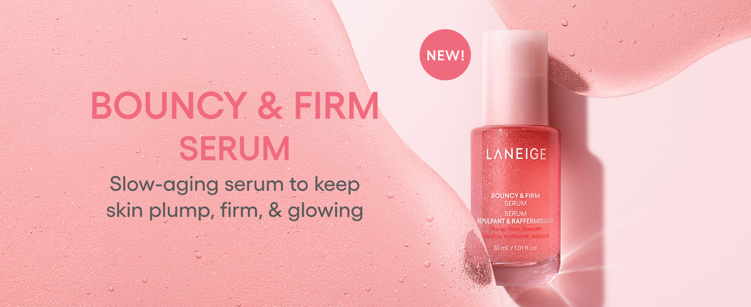LANEIGE Bouncy & Firm Serum 30ml, Korean Skin Care