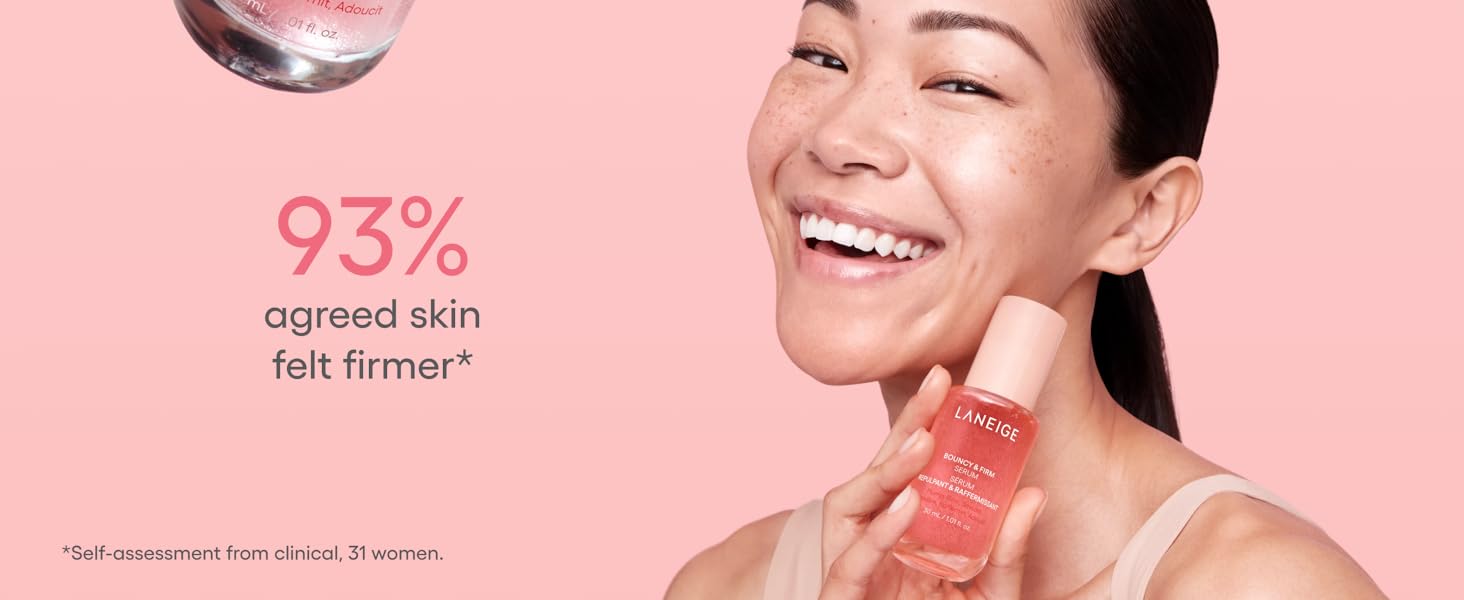 LANEIGE Bouncy & Firm Serum 30ml, Korean Skin Care