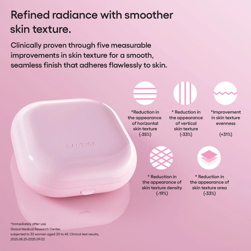 LANEIGE NEO Cushion The Glow SPF 50 PA+++ [Refill Included] 15g*2,Korean Makeup