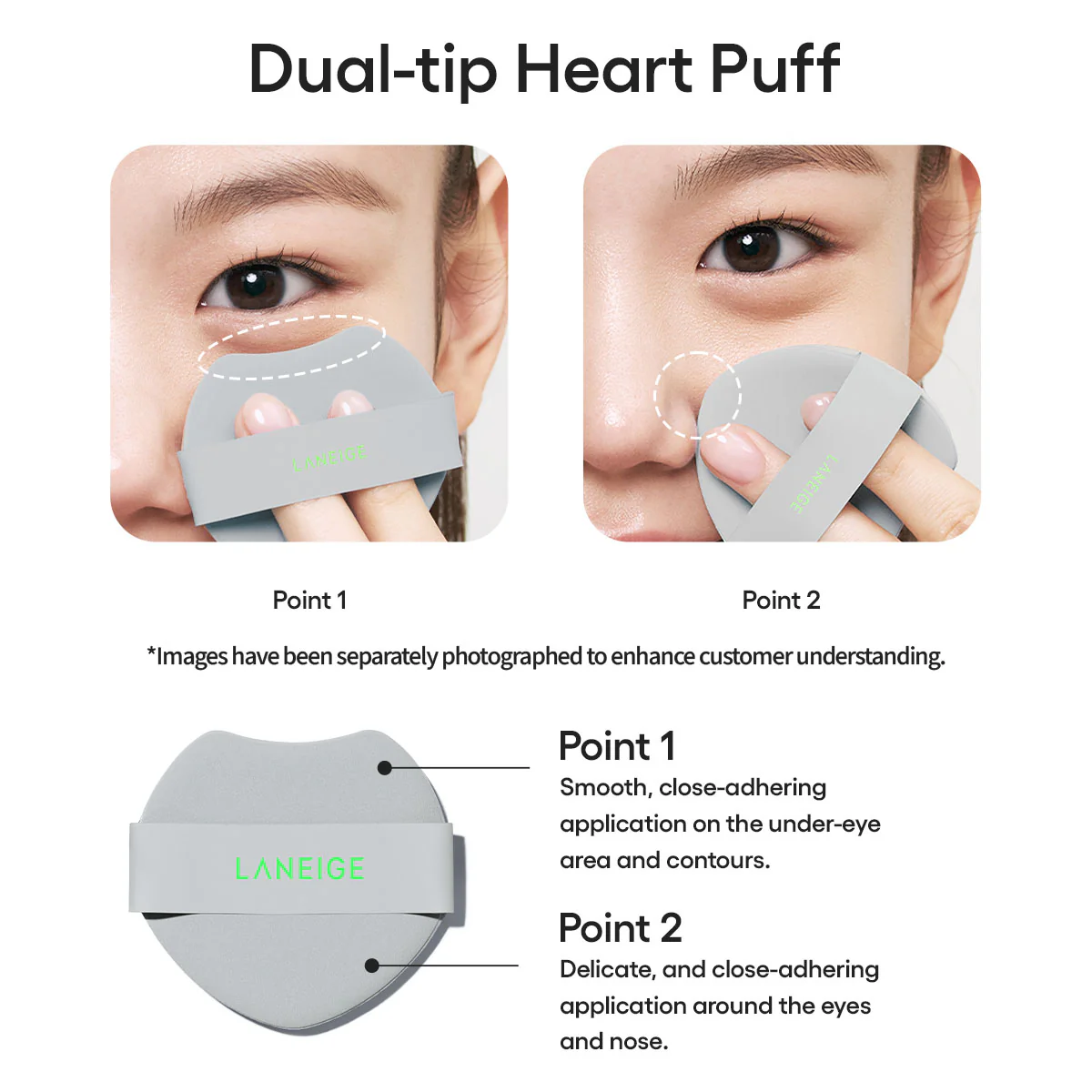 LANEIGE NEO Cushion The Matte SPF 42 PA+++ [Refill Included] 15g*2,Korean Makeup