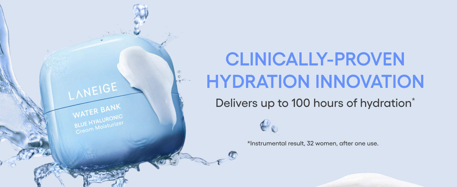LANEIGE Water Bank Blue Hyaluronic Cream Moisturizer 50ml,Korean Skin Care