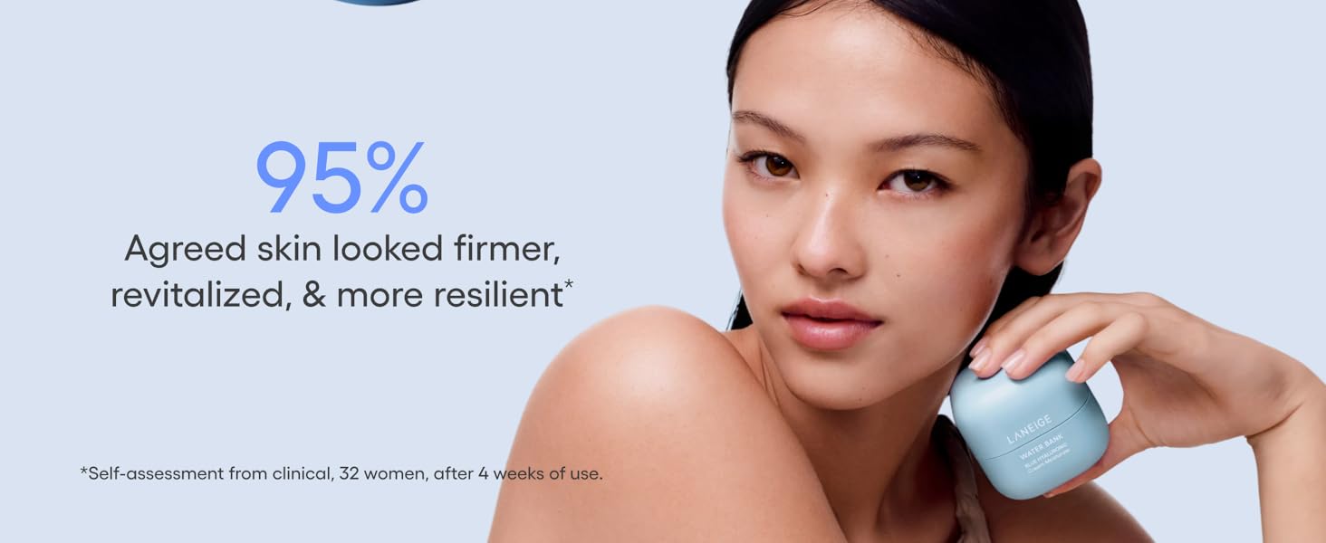LANEIGE Water Bank Blue Hyaluronic Cream Moisturizer 50ml,Korean Skin Care