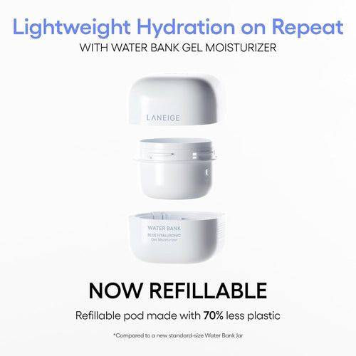 LANEIGE Water Bank Blue Hyaluronic Gel Moisturizer 50ml, Korean Skin Care