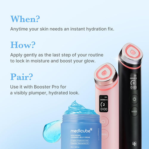 medicube Hyaluronic Ceramide Jelly Cream 50ml | 120H Hydration | Korean Skincare
