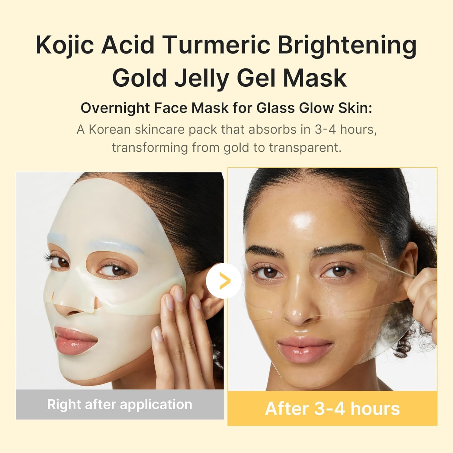 medicube Kojic Acid Turmeric Brightening Jelly Gel Mask 28g | Korean Skincare
