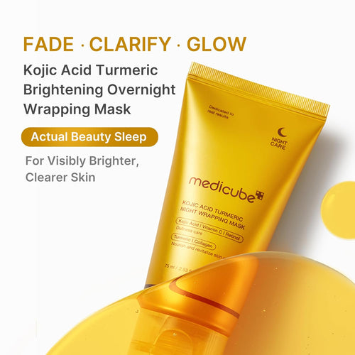 medicube Kojic Acid Turmeric Night Wrapping Mask 75ml | Korean Skincare