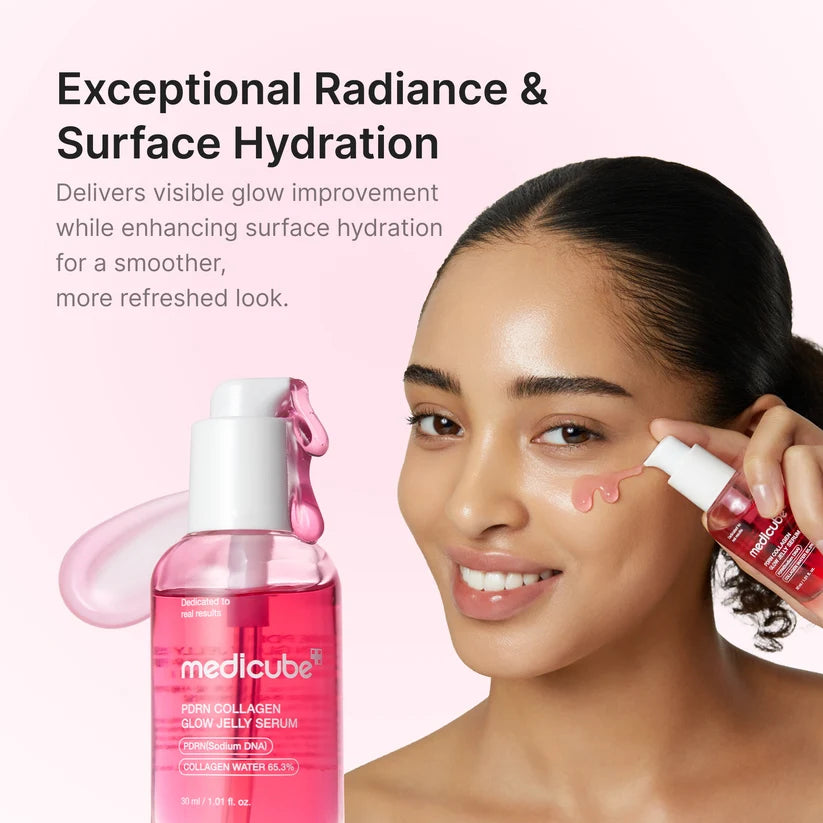 medicube PDRN Pink Collagen Glow Jelly Serum 30ml | Korean Skincare