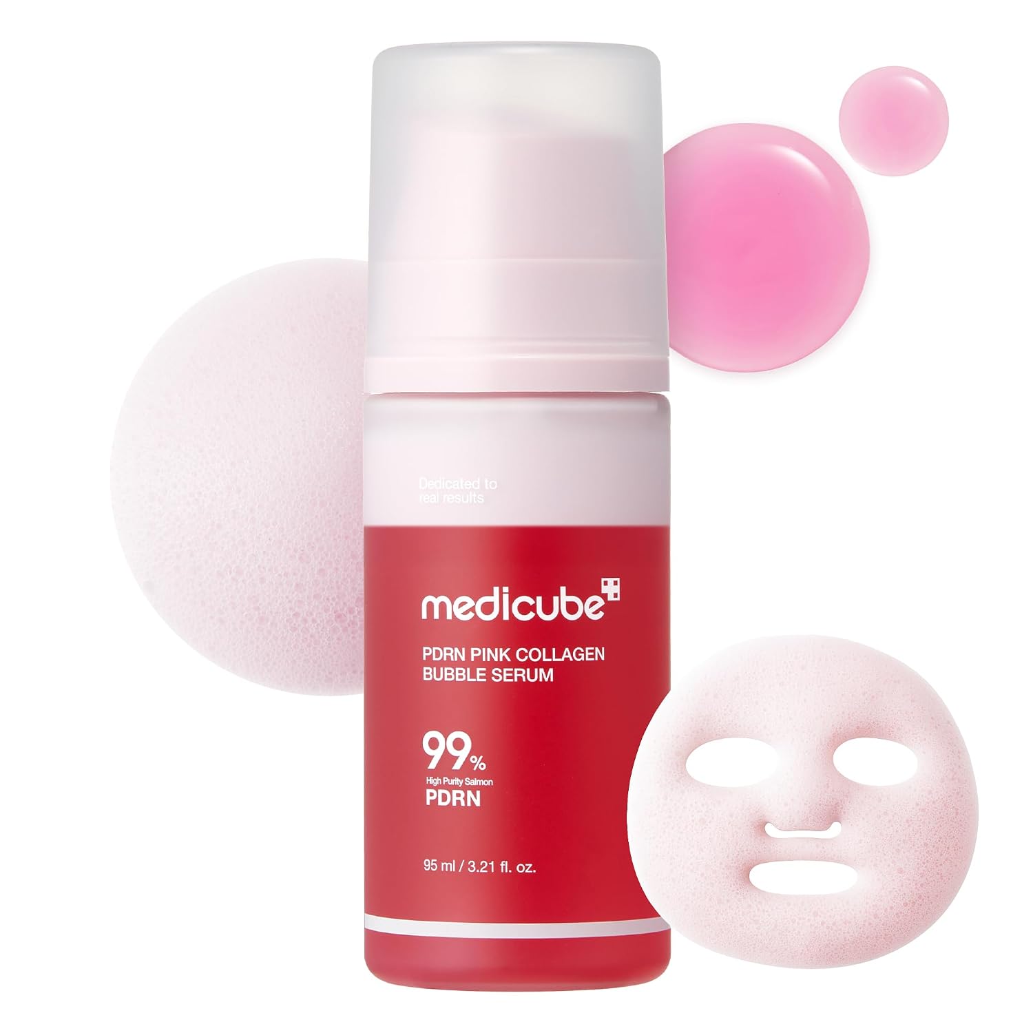 medicube PDRN Pink Collagen Bubble Serum 95ml | Korean Skincare