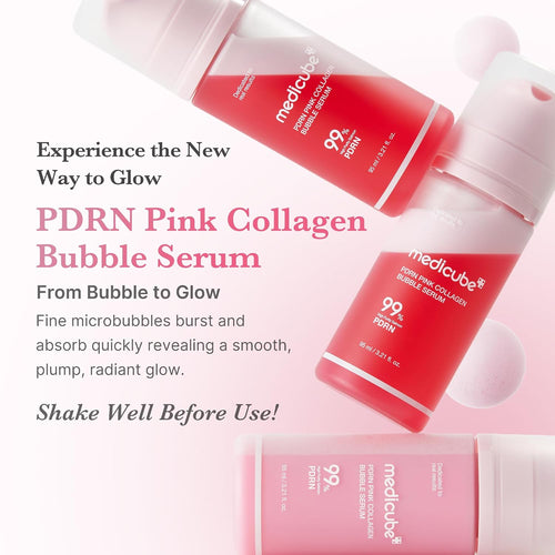 medicube PDRN Pink Collagen Bubble Serum 95ml | Korean Skincare