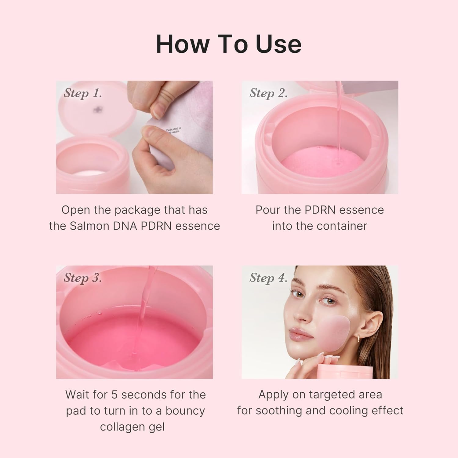 medicube Salmon DNA PDRN Pink Collagen Jelly Pad 70pcs | Korean Skincare