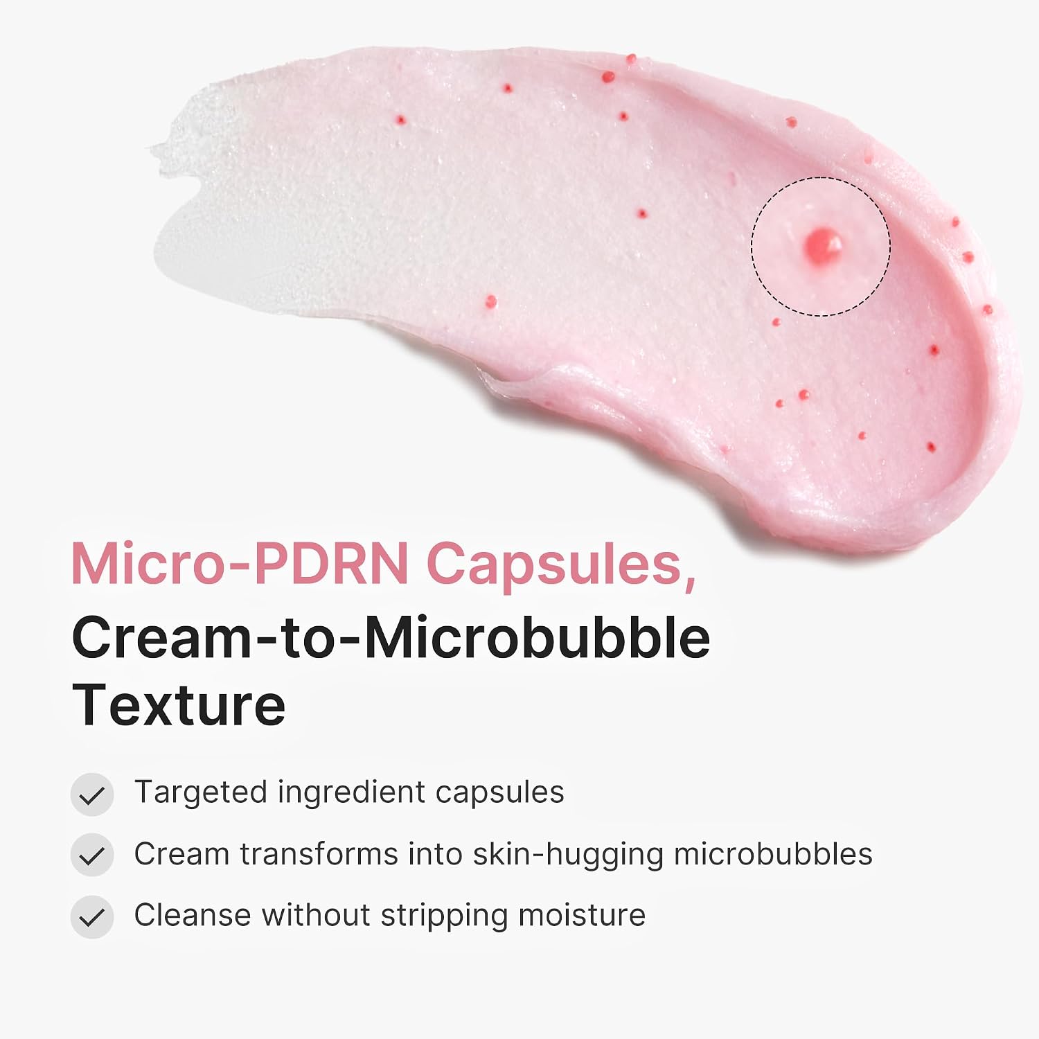 medicube PDRN Pink Glutathione Capsule Cleansing Foam 120g | Korean Skincare