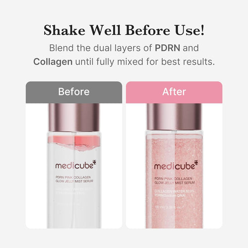 medicube Pink PDRN Collagen Jelly Mist Serum 100ml | Korean Skincare