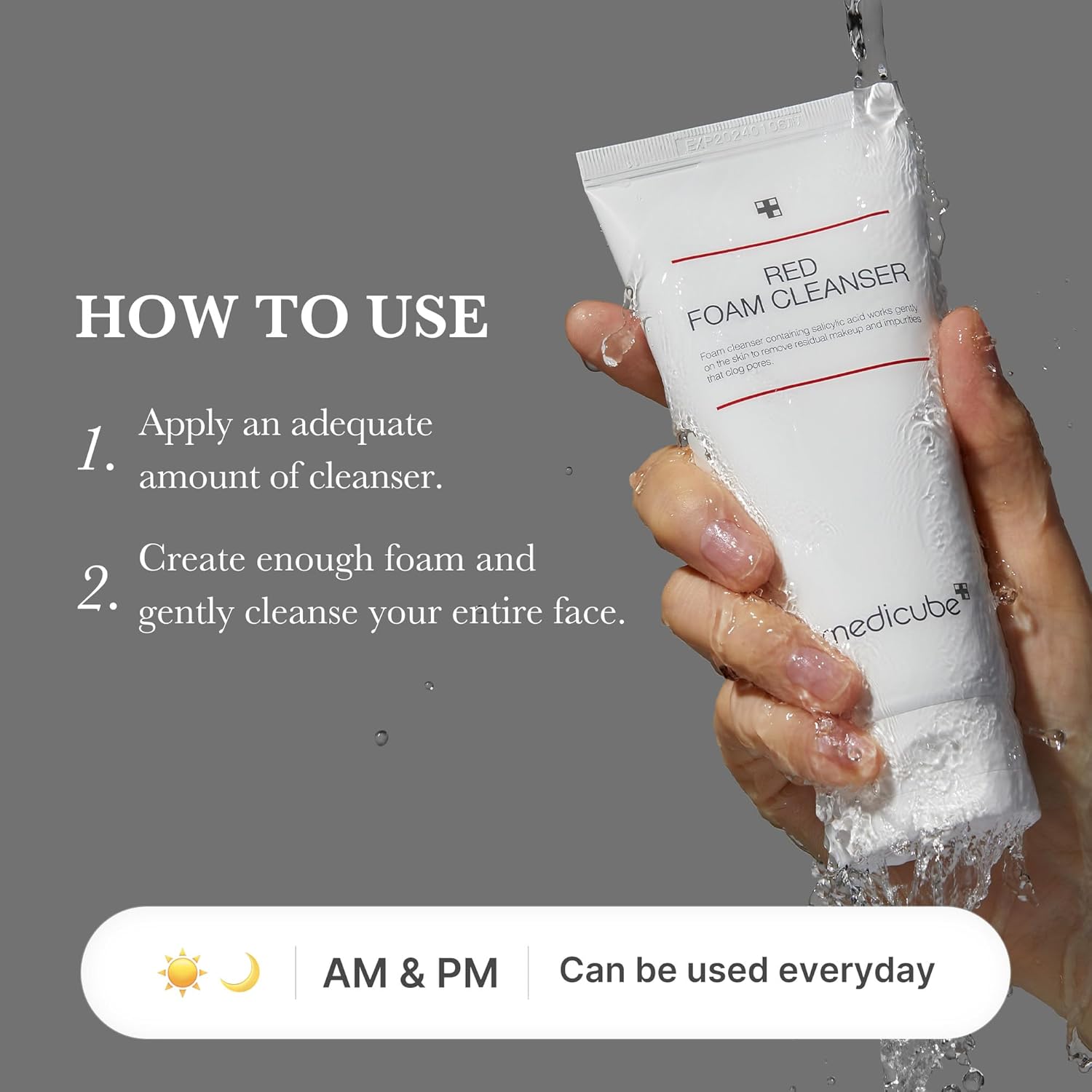 medicube Red Foam Cleanser 120ml | Korean Skincare