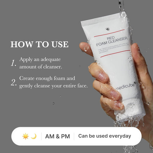 medicube Red Foam Cleanser 120ml | Korean Skincare