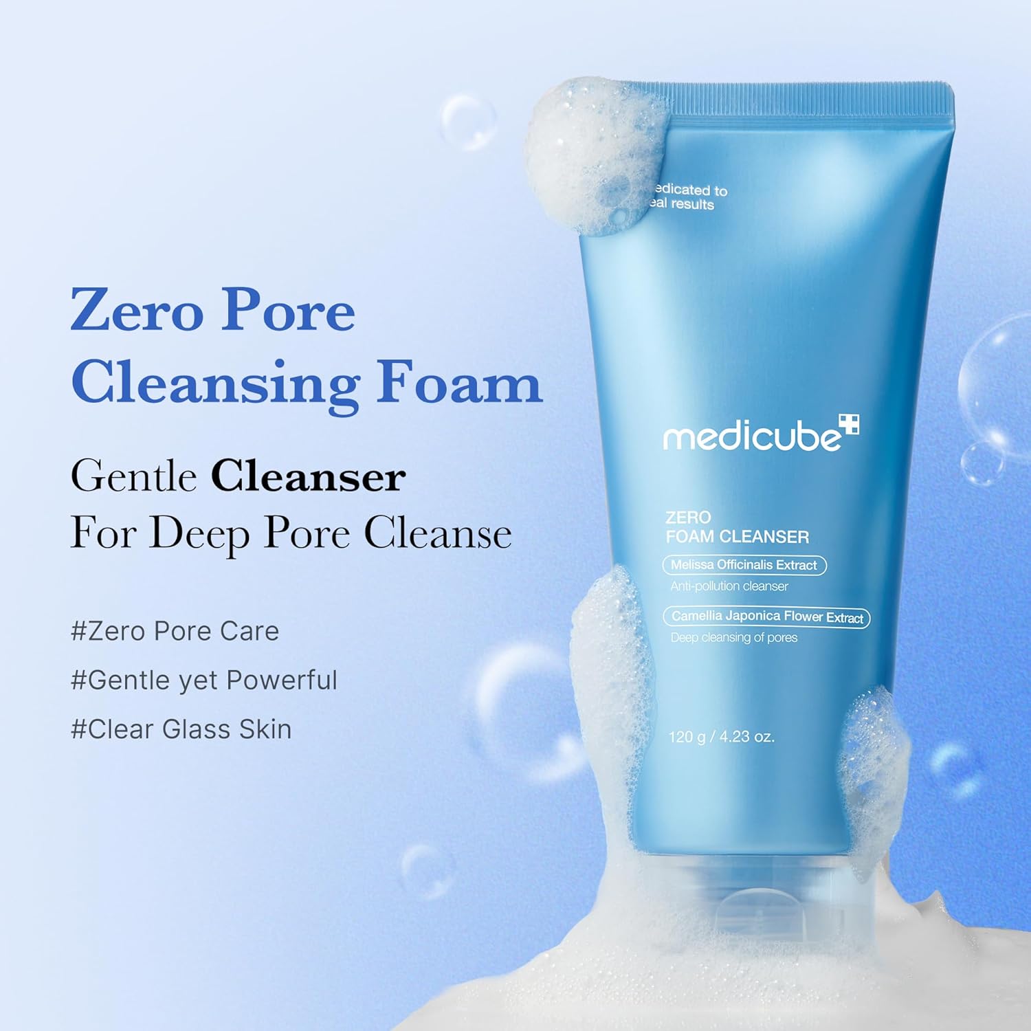 medicube Zero Foam Cleanser 120g | Pore & Excess Oil Care | Korean Skincare
