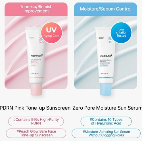 medicube Zero Pore Hydrating Sun Serum SPF50+ PA++++ 50ml | Korean Suncare