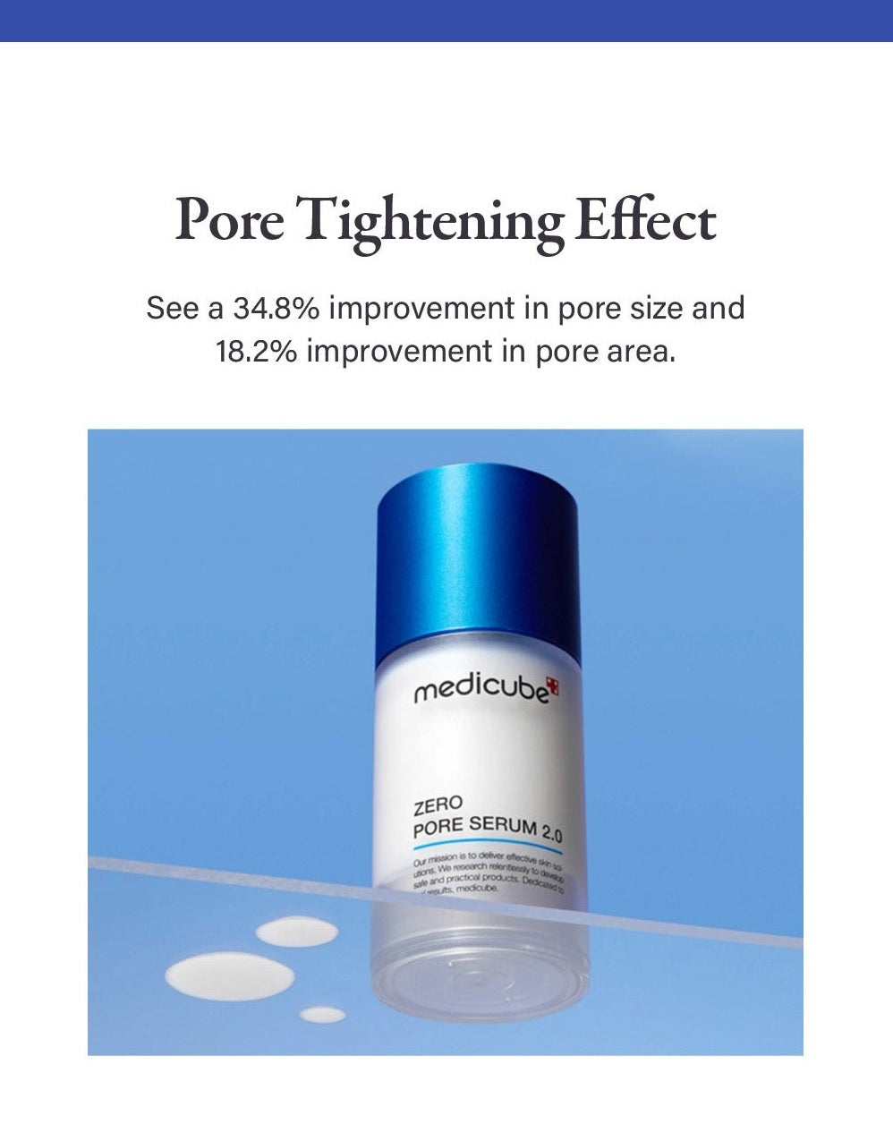 medicube Zero Pore Serum 2.0 37ml | Korean Skincare