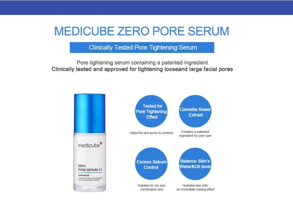 medicube Zero Pore Serum 2.0 37ml | Korean Skincare